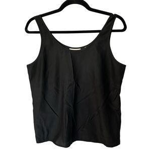 Amanda Smith Women’s Sleeveless Scoop Neck Black Tank Top Size 8 GUC